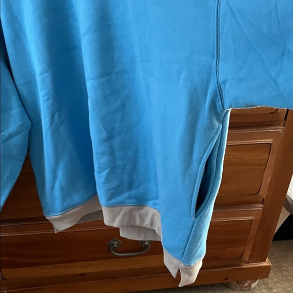 FP Movement All Star Fleece Blue Crewneck SweatShirt with Patches - Picture 6 of 13